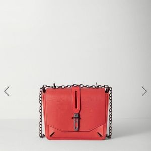 Rag & Bone Enfield Chain Cross Body Bag tomato red